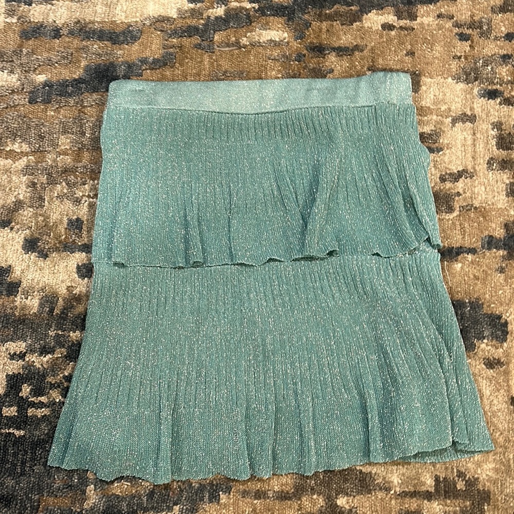 Zara women’s blue mini skirt. Size MEDIUM.